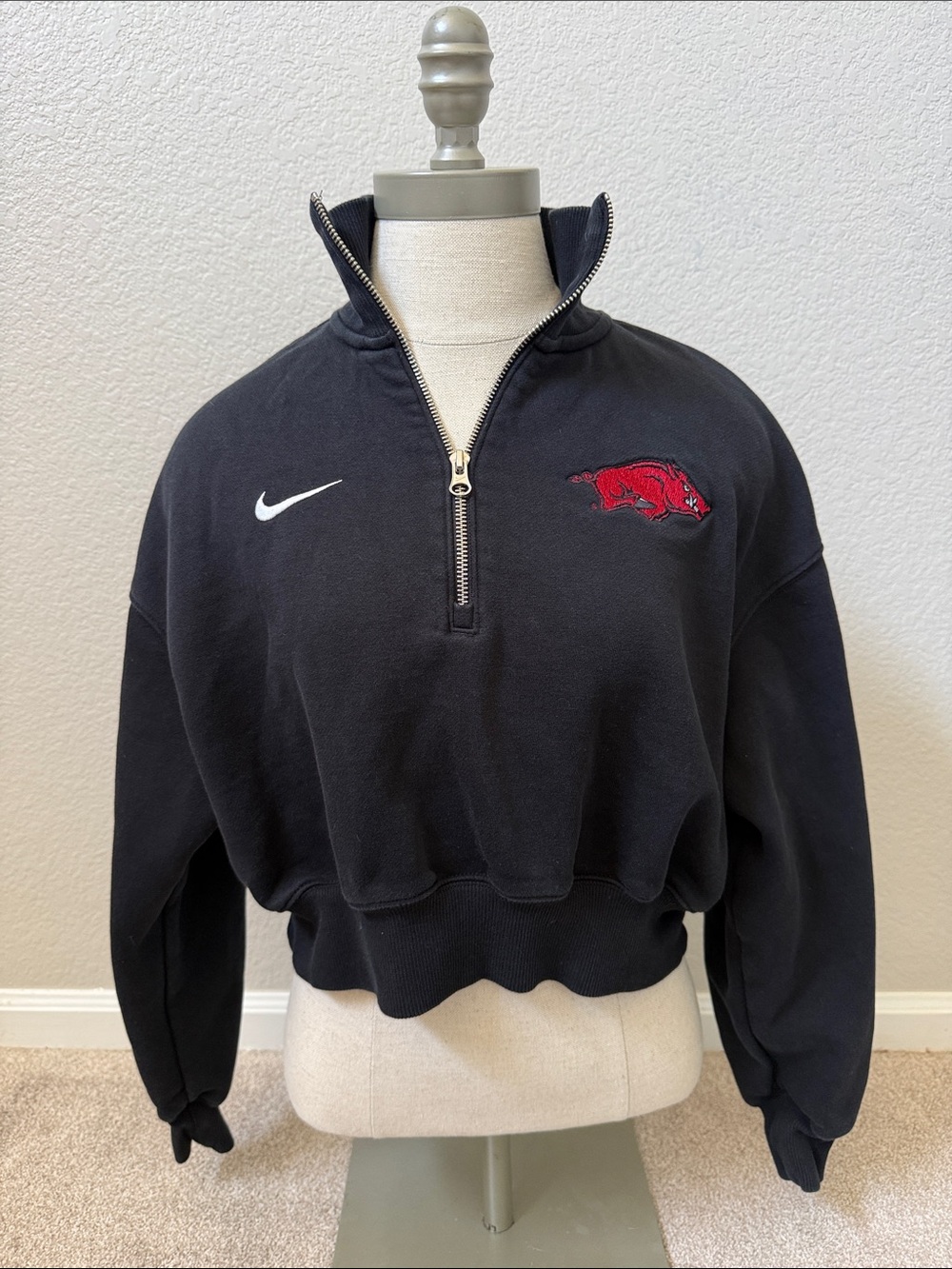 Nike + Ohio State Black Quarter-Zip Sweatshirt